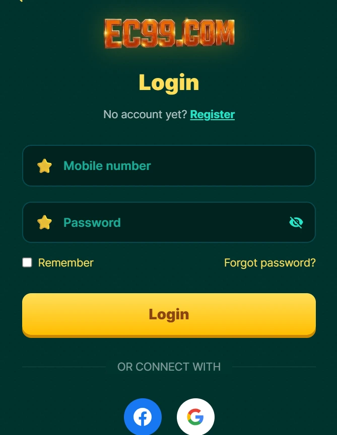 login ec99 game